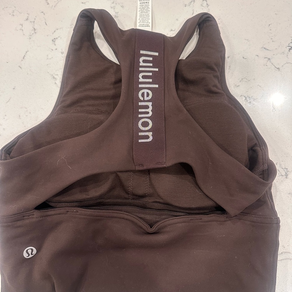 lululemon athletica Brown Racerback Top